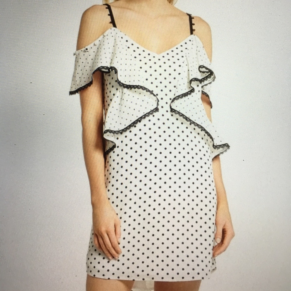 Adelyn Rae Polka Dot Dress